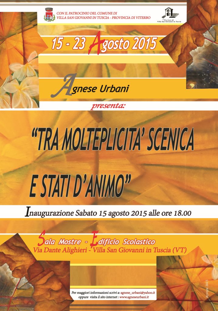 Tra molteplicità scenica e stati d'animo